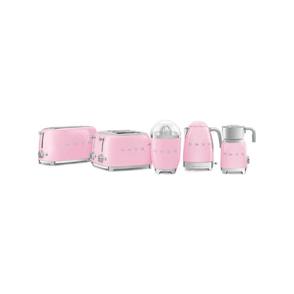 Smeg - Toaster 4 Slice, 2 Long Slot Gloss Pink (TSF02PKEU)