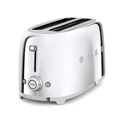 Smeg - Toaster 4 Slice, 2 Long Slot Steel (TSF02SSEU)