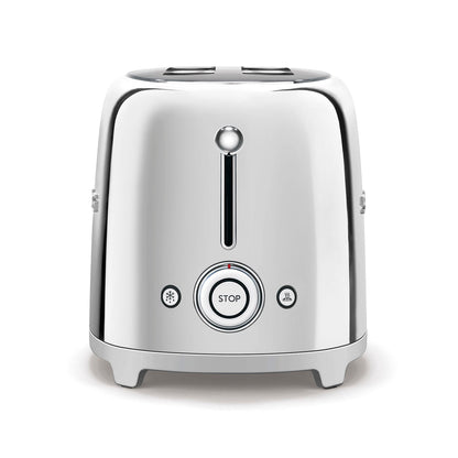 Smeg - Toaster 4 Slice, 2 Long Slot Steel (TSF02SSEU)