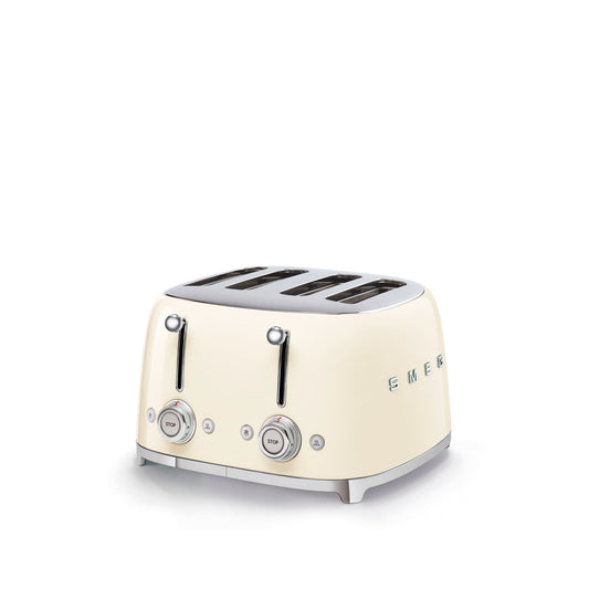 Smeg - Toaster 4 Slice Cream (TSF03CREU)