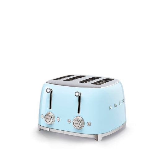 Smeg - Toaster 4 Slice Pastel Blue (TSF03PBEU)