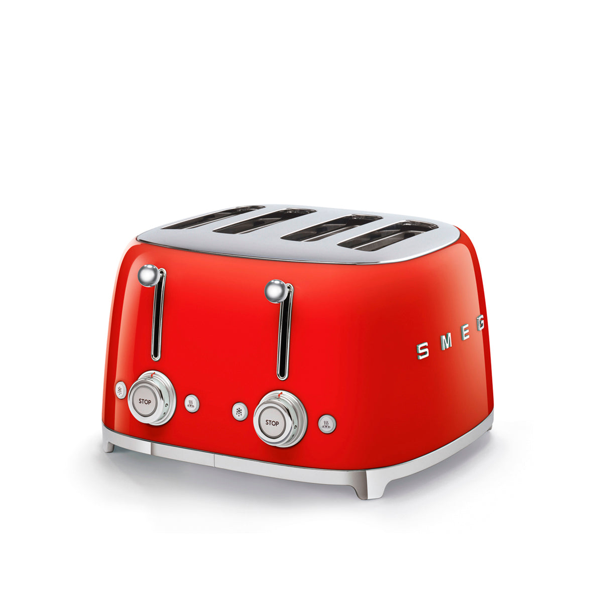 Smeg - Toaster 4 Slice Red (TSF03RDEU)