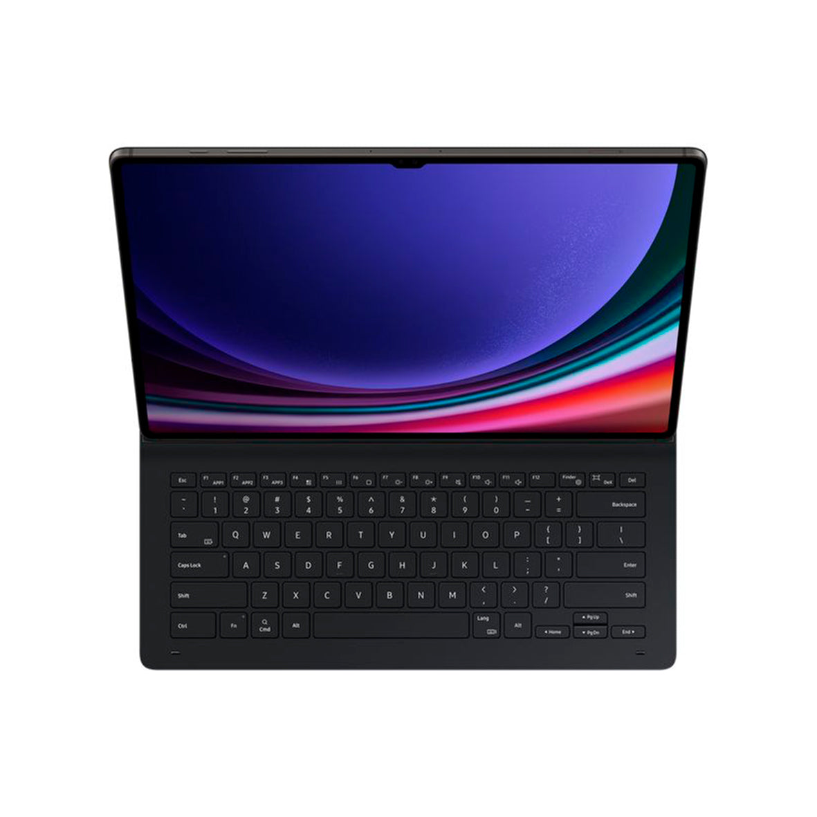 Samsung - Galaxy Tab S9 Ultra Slim Book Cover Keyboard Case - Black