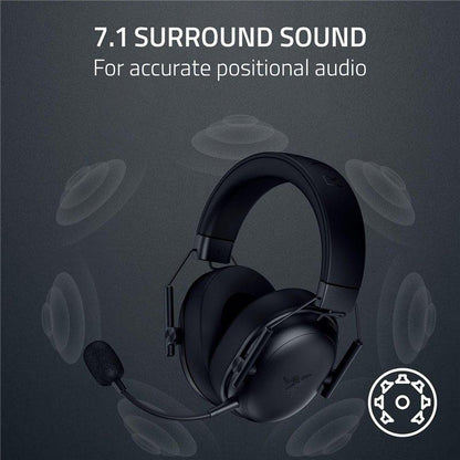 Razer - Blackshark V3 X Hyperspeed - Wireless Esports Headset - Black