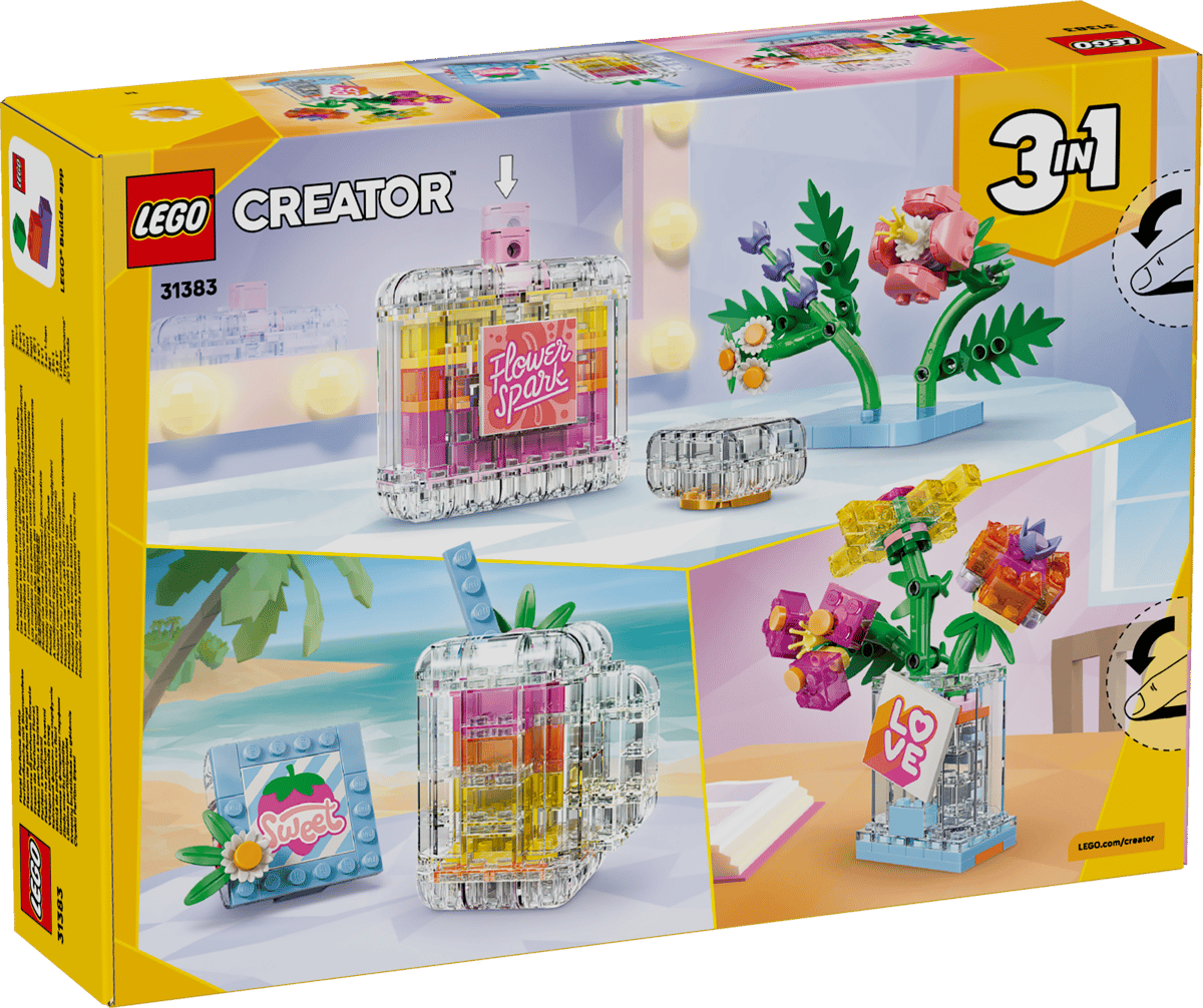 LEGO Creative - Floral Decor  Perfume Bottle (31383)