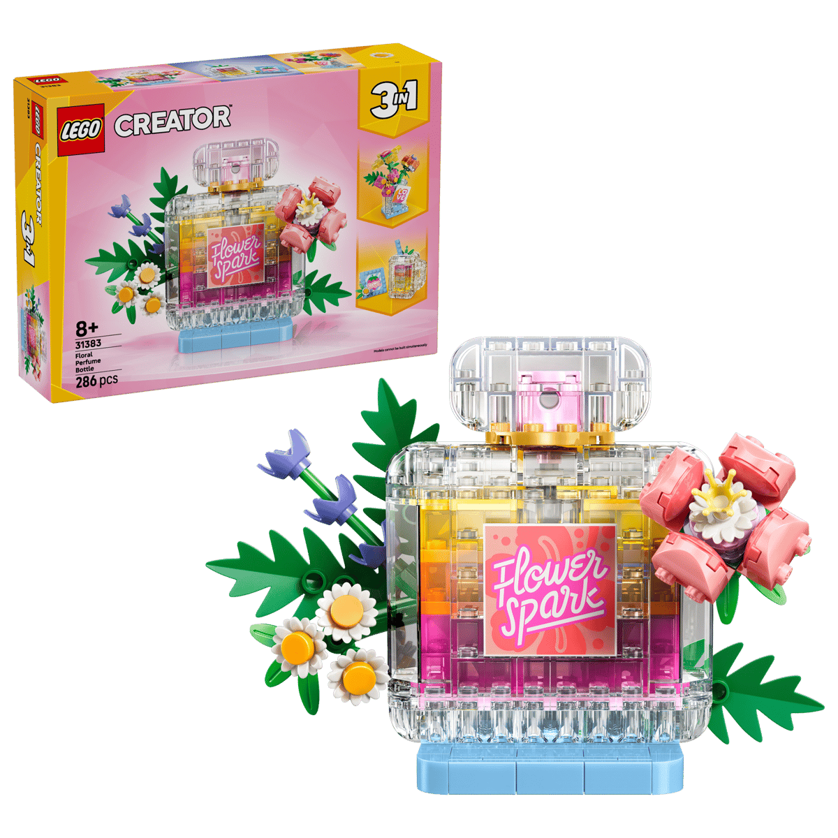 LEGO Creative - Floral Decor  Perfume Bottle (31383)