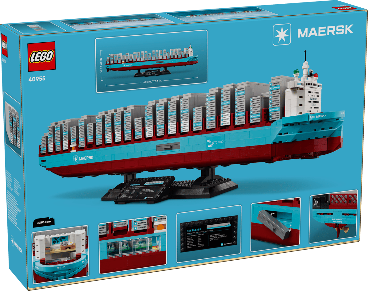 Lego - Maersk Dual-Fuel Container Vessel (40955)