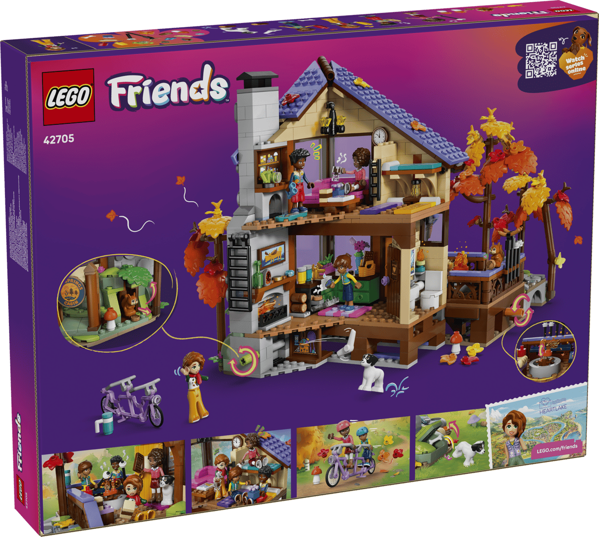 LEGO Friends - Cozy Fall Forest Cabin (42705)