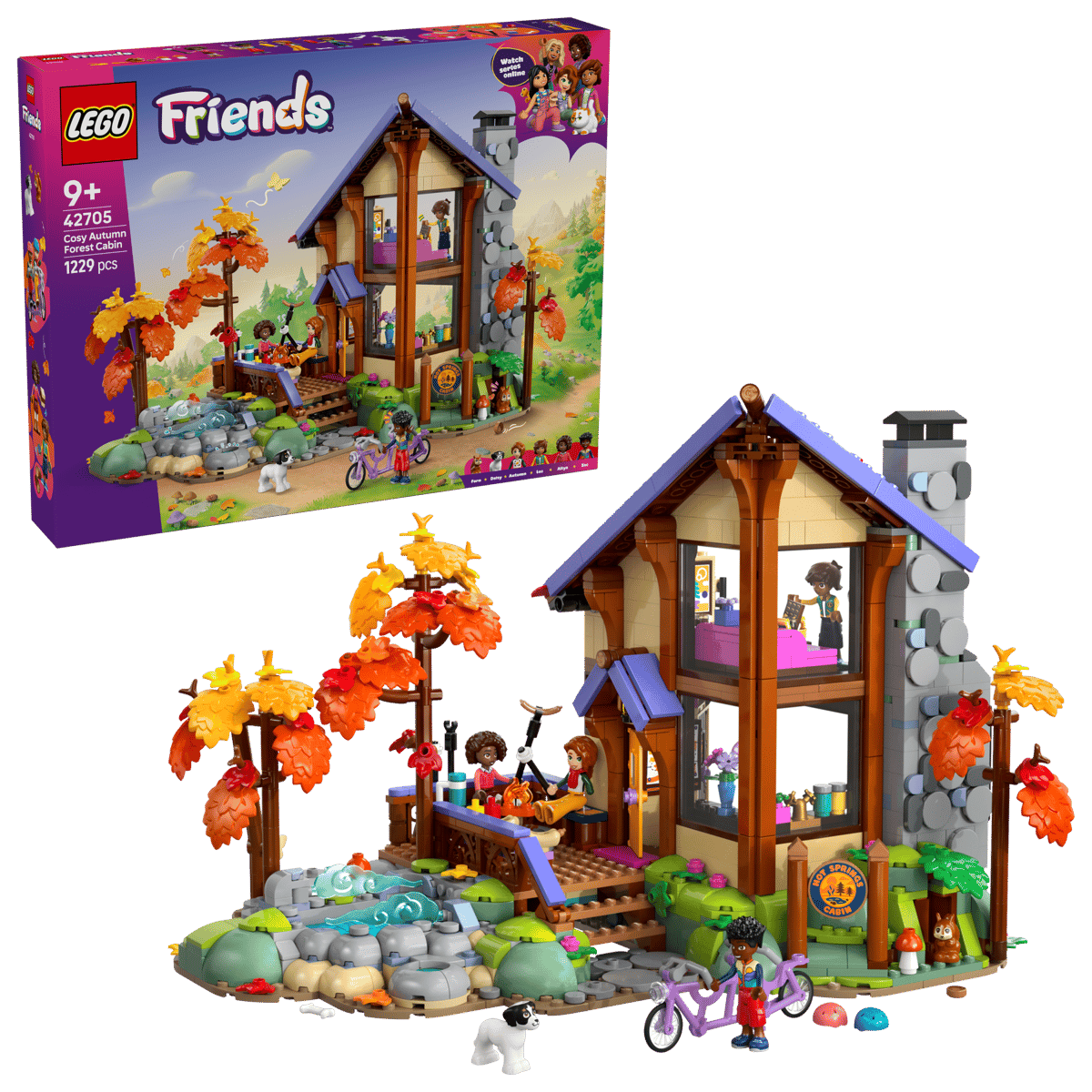 LEGO Friends - Cozy Fall Forest Cabin (42705)