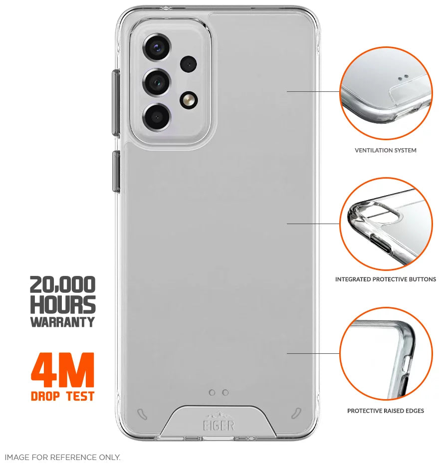 Eiger - Samsung Galaxy A53 5G Glacier Case - Clear