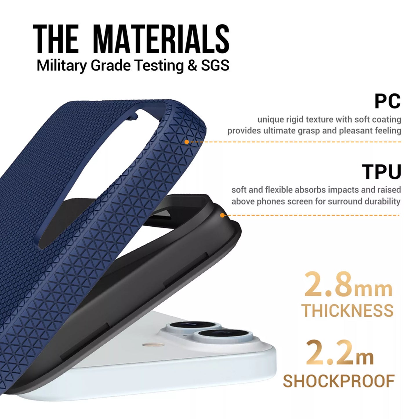 Xquisite - iPhone 17 Progrip Case - Navy