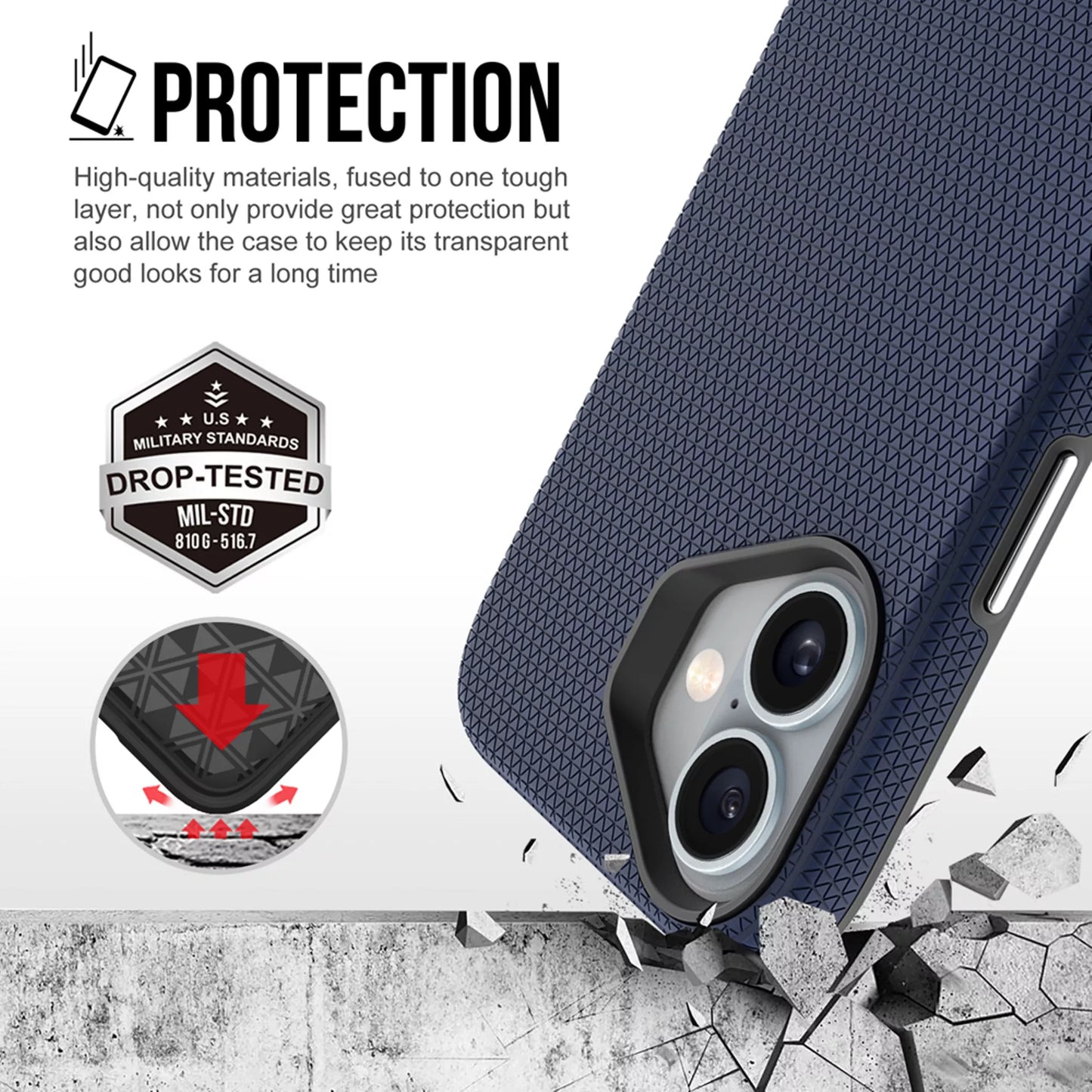 Xquisite - iPhone 17 Progrip Case - Navy