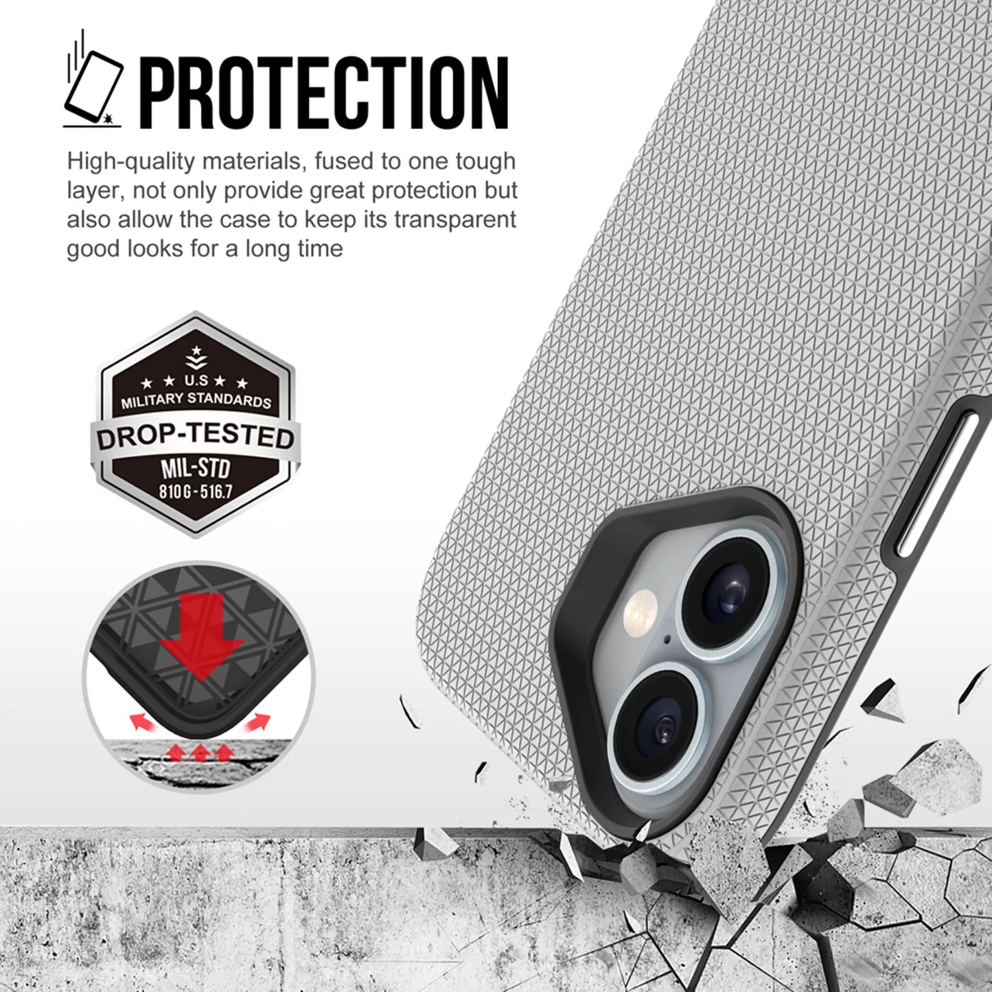 Xquisite - iPhone 17 Progrip Case - Grey