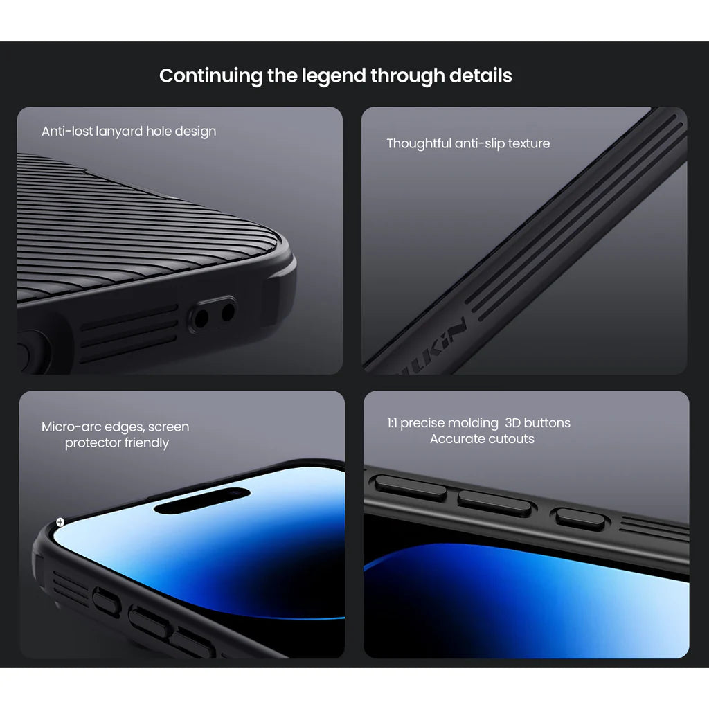 Nillkin - iPhone 16 Camshield Pro Lens Protector Case - Blue
