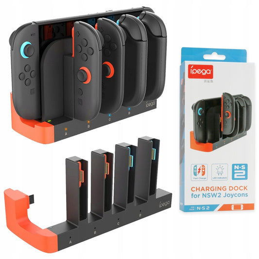 Charging Dock - 4 Slot - Nintendo Switch 2