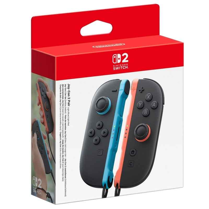 Nintendo Switch 2 - Joy-Con Controller Pair - Light Blue & Light Red