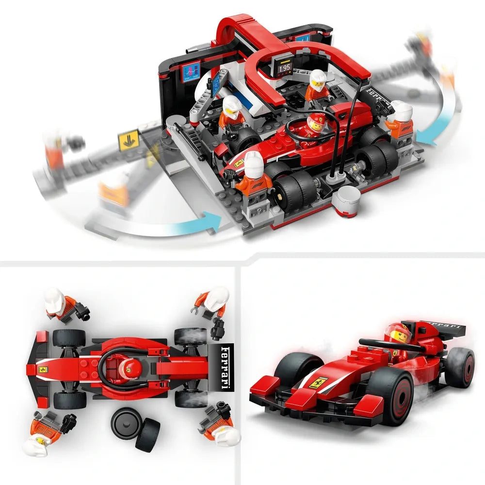 LEGO City - F1 Pit Stop & Pit Crew with Ferrari Car (60443)