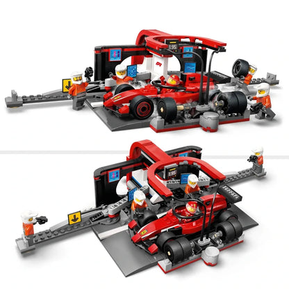 LEGO City - F1 Pit Stop & Pit Crew with Ferrari Car (60443)