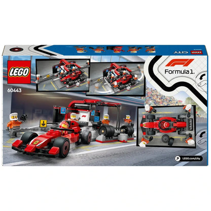 LEGO City - F1 Pit Stop & Pit Crew with Ferrari Car (60443)