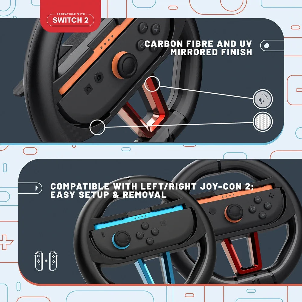 Stealth - Twin Racing Wheels - Nintendo Switch 2
