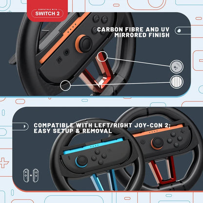 Stealth - Twin Racing Wheels - Nintendo Switch 2