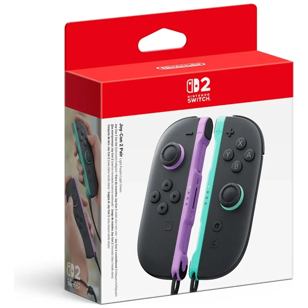 Nintendo Switch 2 - Joy-Con Controller Pair - Light Purple & Light Green