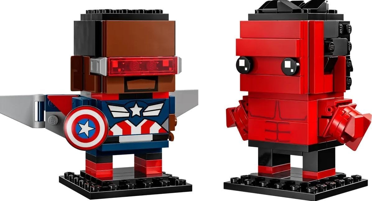 LEGO Brickheadz - Captain America & Red Hulk (40668)