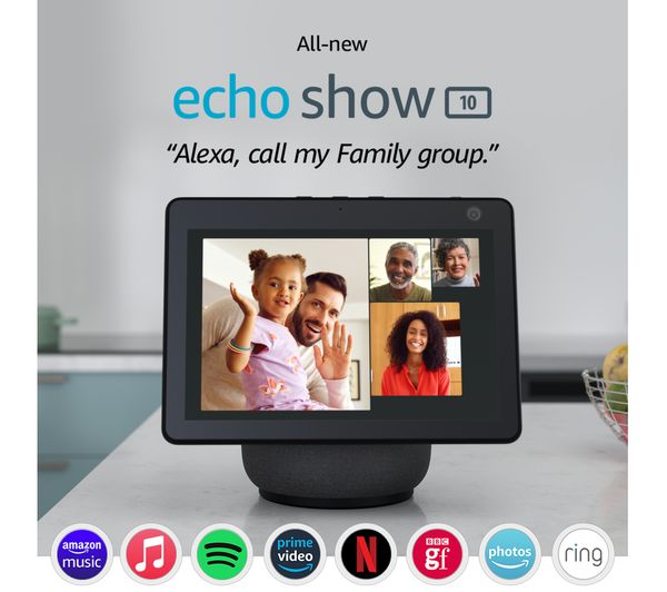 Amazon - Echo Show 10 3rd Gen Tablet - Black