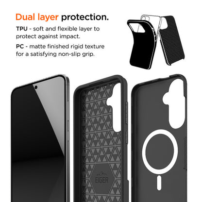 Eiger - Samsung Galaxy S25+/ S24+ North Magsafe Case GRS - Black