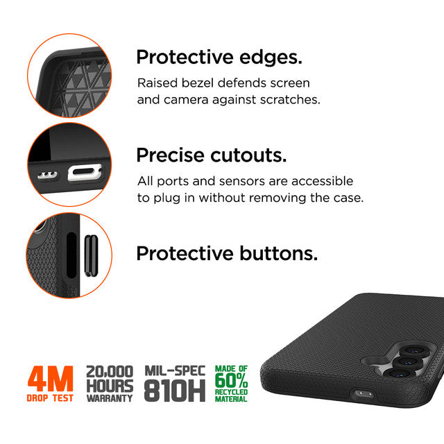 Eiger - Samsung Galaxy  S25+/S24+ North GRS Case - Black