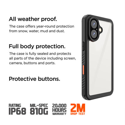 Eiger - iPhone 16 Plus Avalanche Case - Black