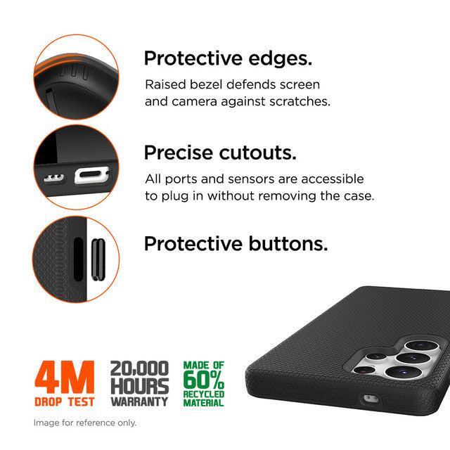 Eiger - Samsung Galaxy S26 Ultra North Magsafe Case - Black