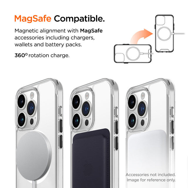 Eiger - iPhone 15 Pro Glacier Magsafe Case - Clear