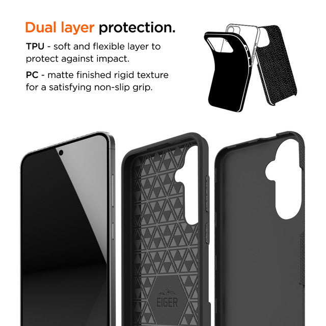 Eiger - Samsung Galaxy  S25+/S24+ North GRS Case - Black