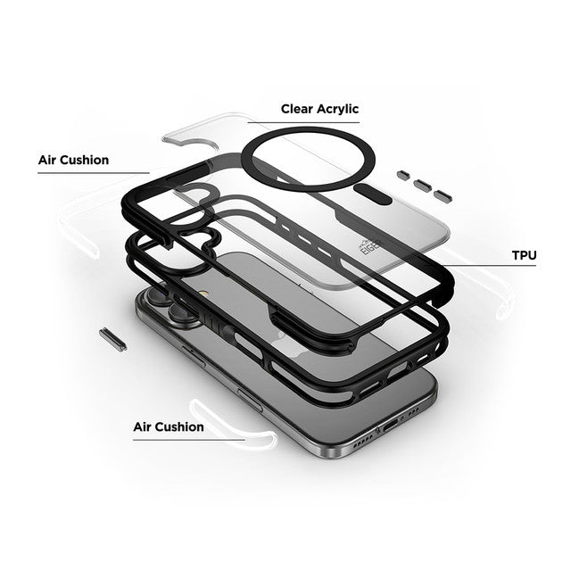 Eiger - iPhone 16 Pro MountainAir Magsafe Case - Black