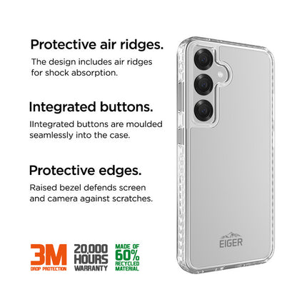 Eiger - Samsung Galaxy S25 Ice Grip GRS - Clear