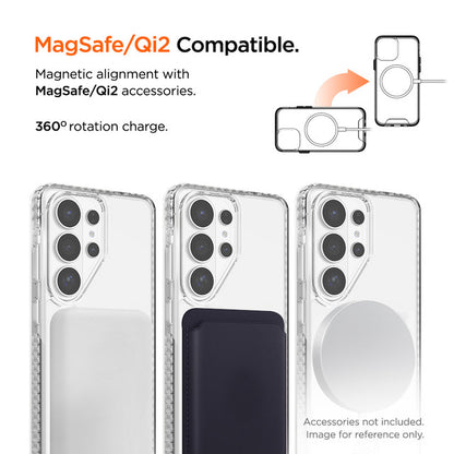 Eiger - Samsung Galaxy S26 Ultra Ice Grip Magsafe Case - Clear