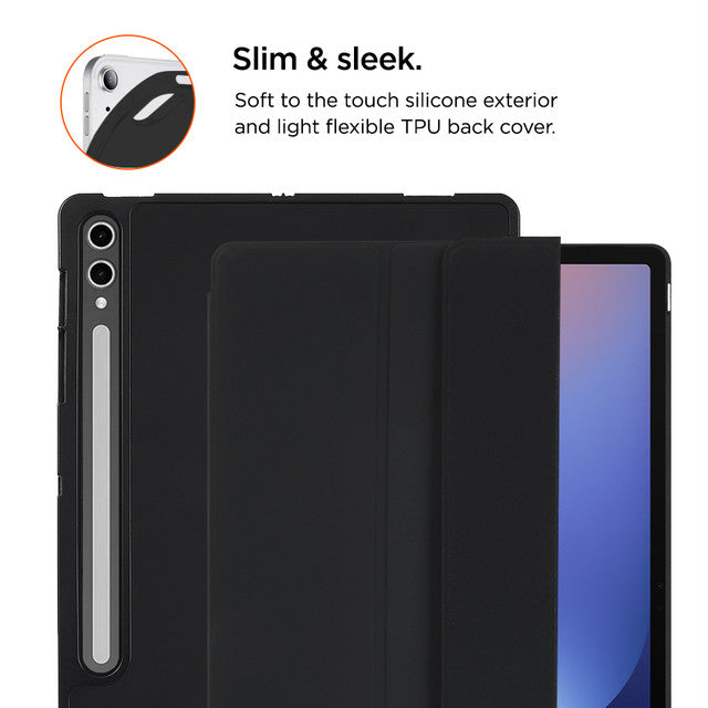 Eiger - Samsung Galaxy Tab S10+/S9+/S9 FE+ Storm Stylus Case - Black
