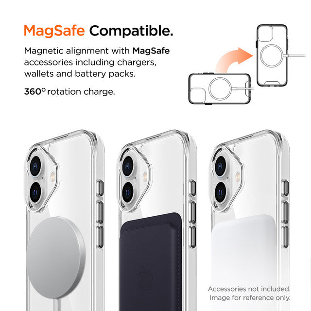 Eiger - iPhone 16 Plus Glacier Magsafe Case - Clear