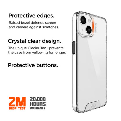 Eiger - iPhone 15 Plus Glacier Case - Clear