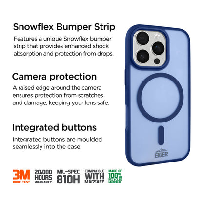 Eiger - iPhone 16 Pro Max Magsafe Blizard - Navy