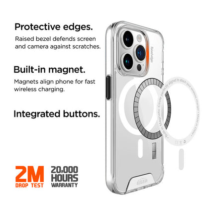 Eiger - iPhone 15 Pro Glacier Magsafe Case - Clear