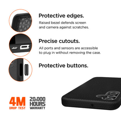 Eiger - Samsung Galaxy A25 5G North Drop-Protection Case - Black