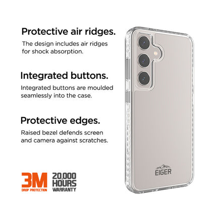Eiger - Samsung Galaxy S24 Ice Grip Case  - Clear