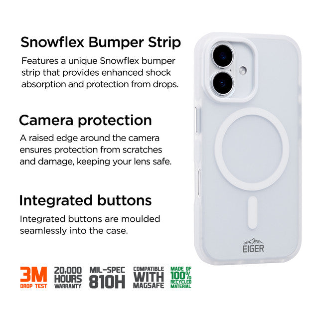 Eiger - iPhone 17 - Magsafe Blizard - White