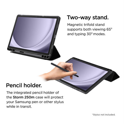 Eiger - Samsung Galaxy Tab A9 Storm Stylus Case - Black