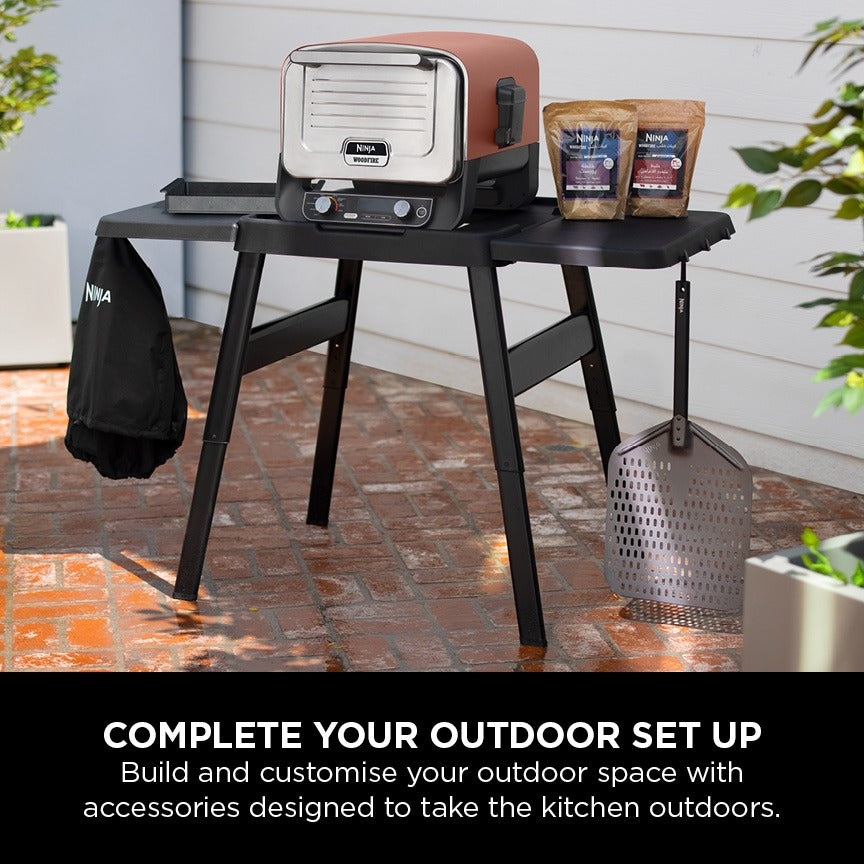 Ninja -  Woodfire Adjustable Stand & Side Table. (OO101)