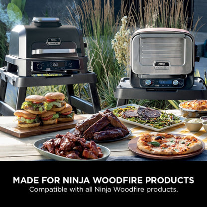 Ninja -  Woodfire Adjustable Stand & Side Table. (OO101)