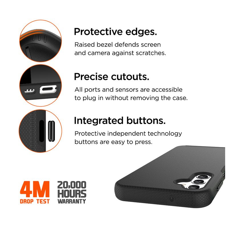 Eiger - Samsung Galaxy A14 5G North Case - Black