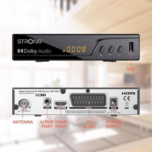 Strong - Smart TV SRT41 4K Ultra HD Stick